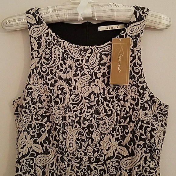 Lace patterned mini skater dress NWT - Picture 2 of 8